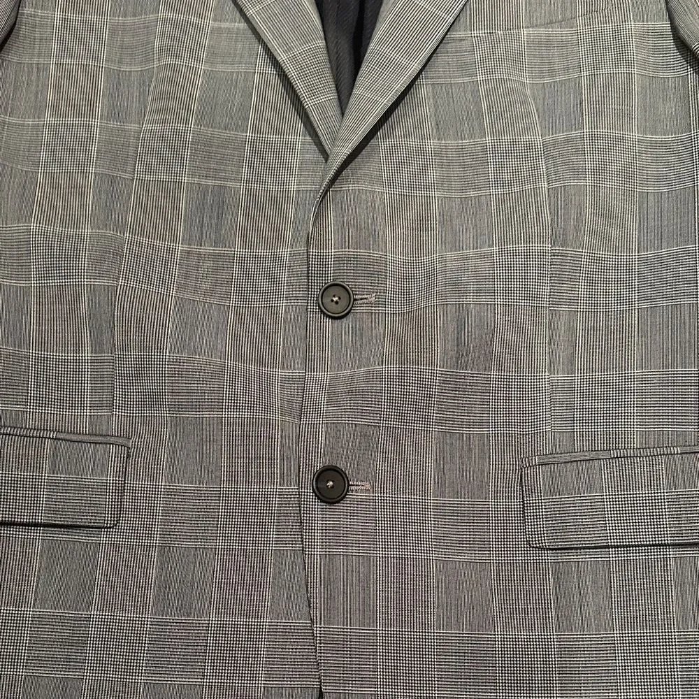 Zara Men's Checkered Gray Blazer
